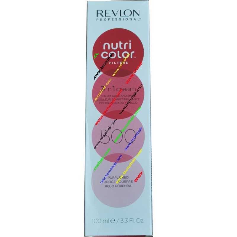 Nutri color creme 3 in 1 500 rosso porpora 100 ml tecno hair